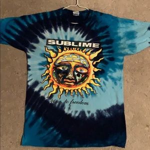 Sublime Tie Dye 40oz to Freedom T-Shirt - M